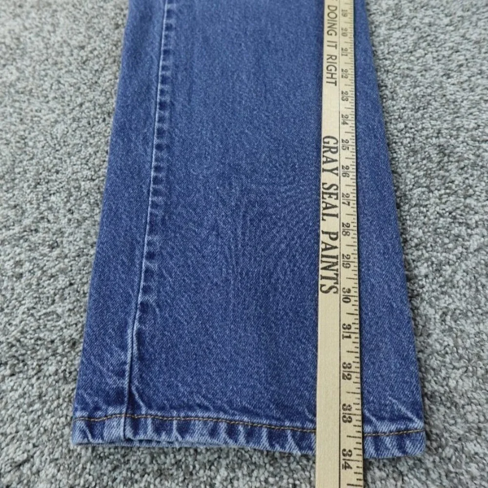 Levis Jeans Mens 36X34 Dark Blue Denim‎ Pants 505 Regular Fit Straight Leg Y2K